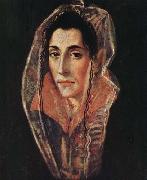 GRECO, El Female Portrait oil painting reproduction